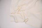 100% Cotton Bull Denim Fabric - Off White
