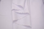 100% Cotton Bull Denim Fabric - Cloud White