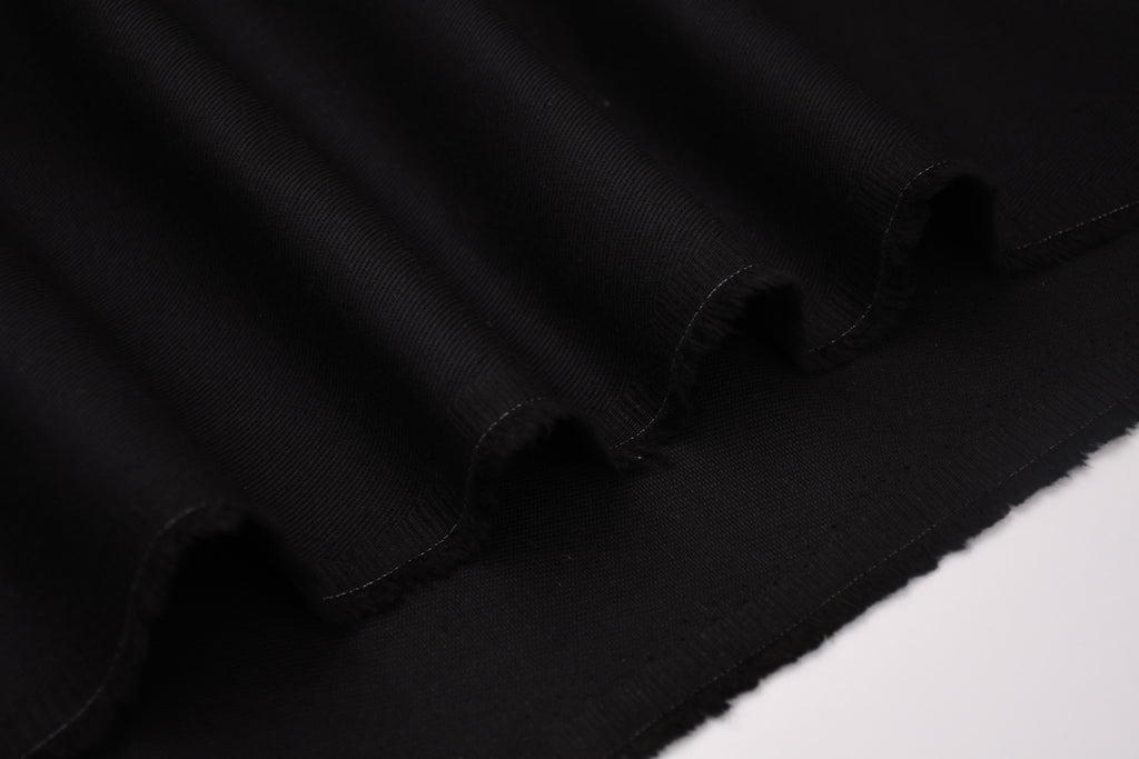 Denim sergé 100 % coton 8 oz - Noir de jais