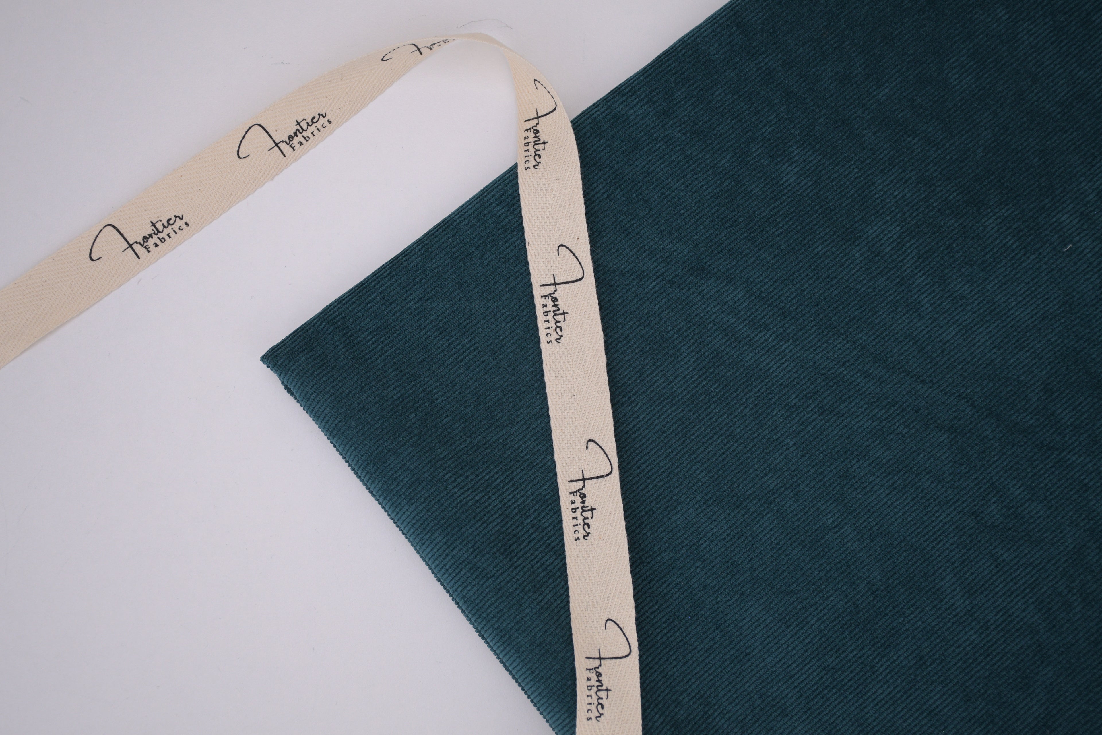 16 Wales Corduroy Light Stretch Fabric - Deep Turquoise