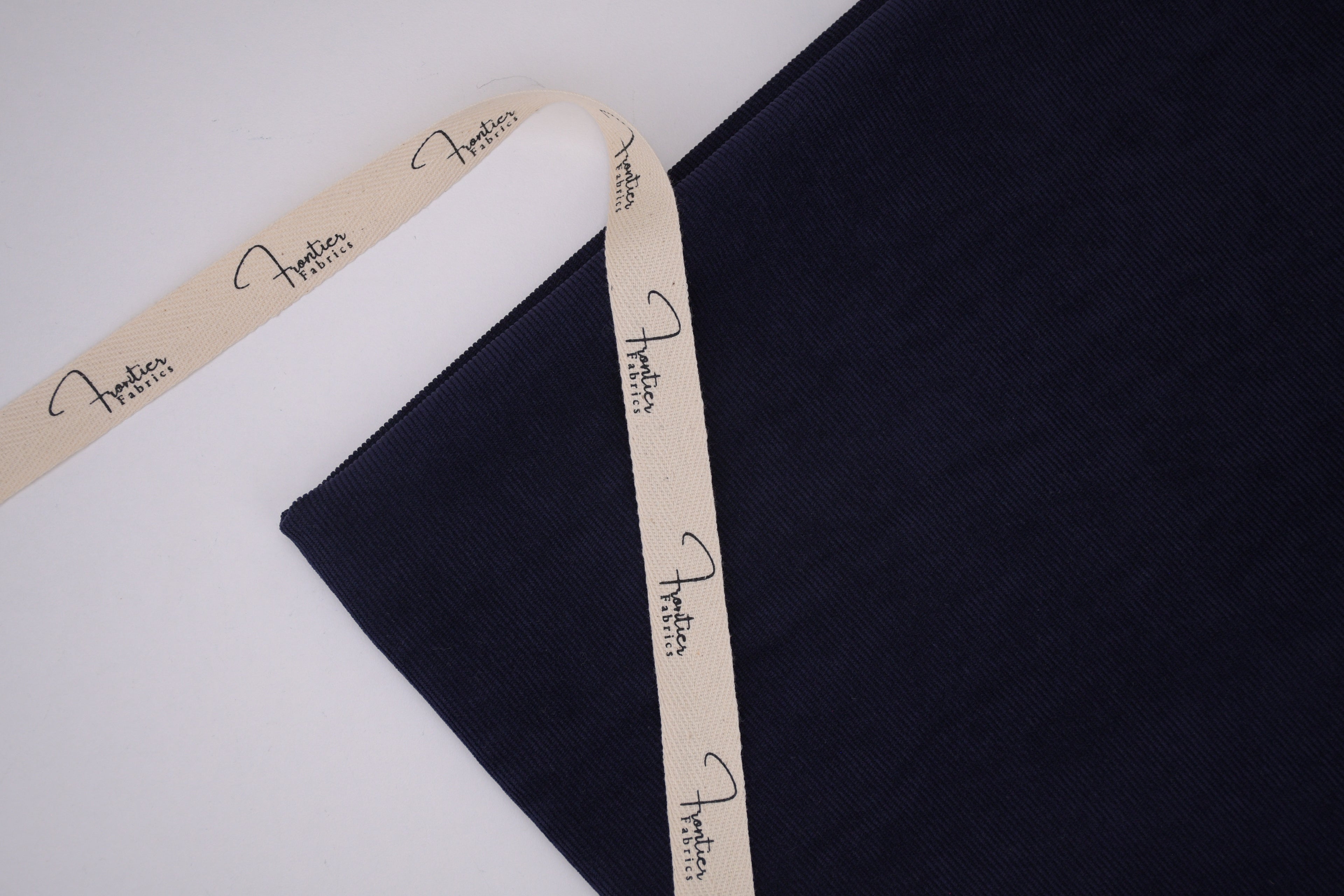 16 Wales Corduroy Light Stretch Fabric  - Navy Blue