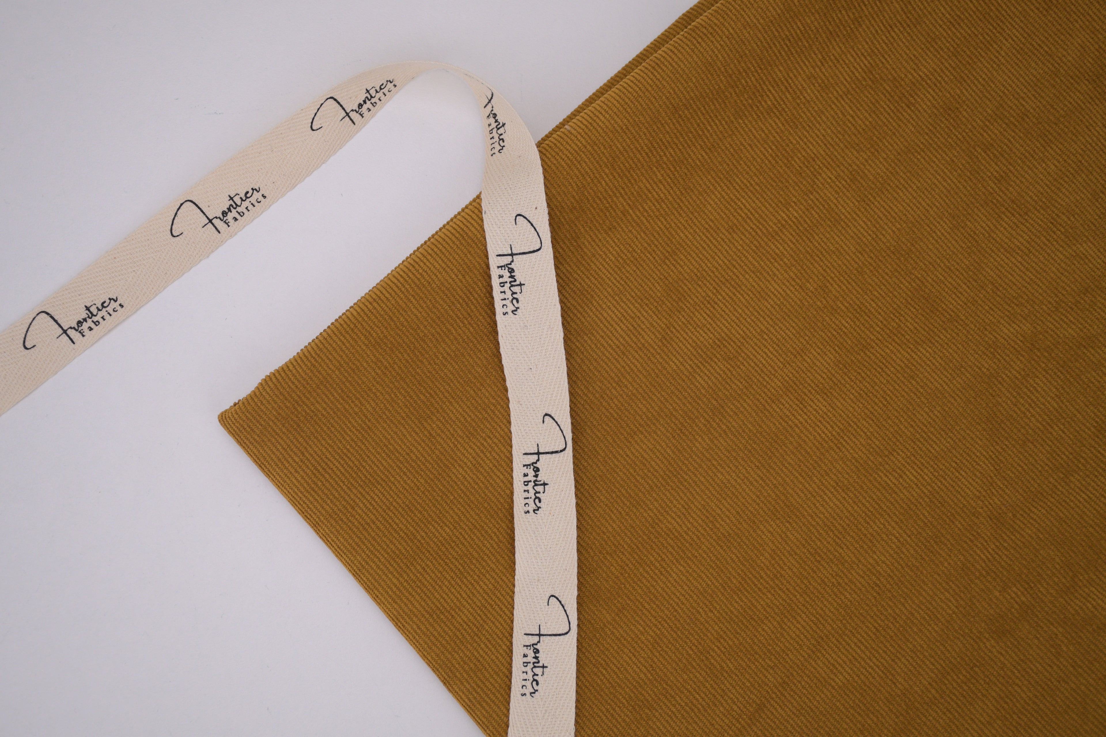 16 Wales Corduroy Light Stretch Fabric - Mustard