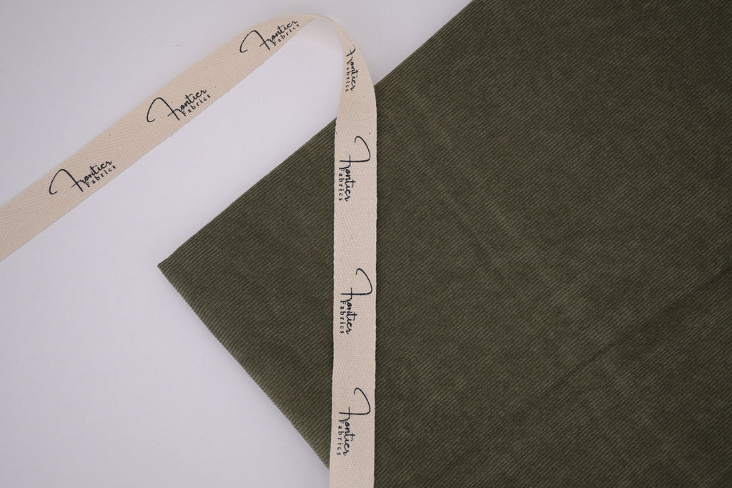 16 Wales Corduroy Light Stretch Fabric - Avocado
