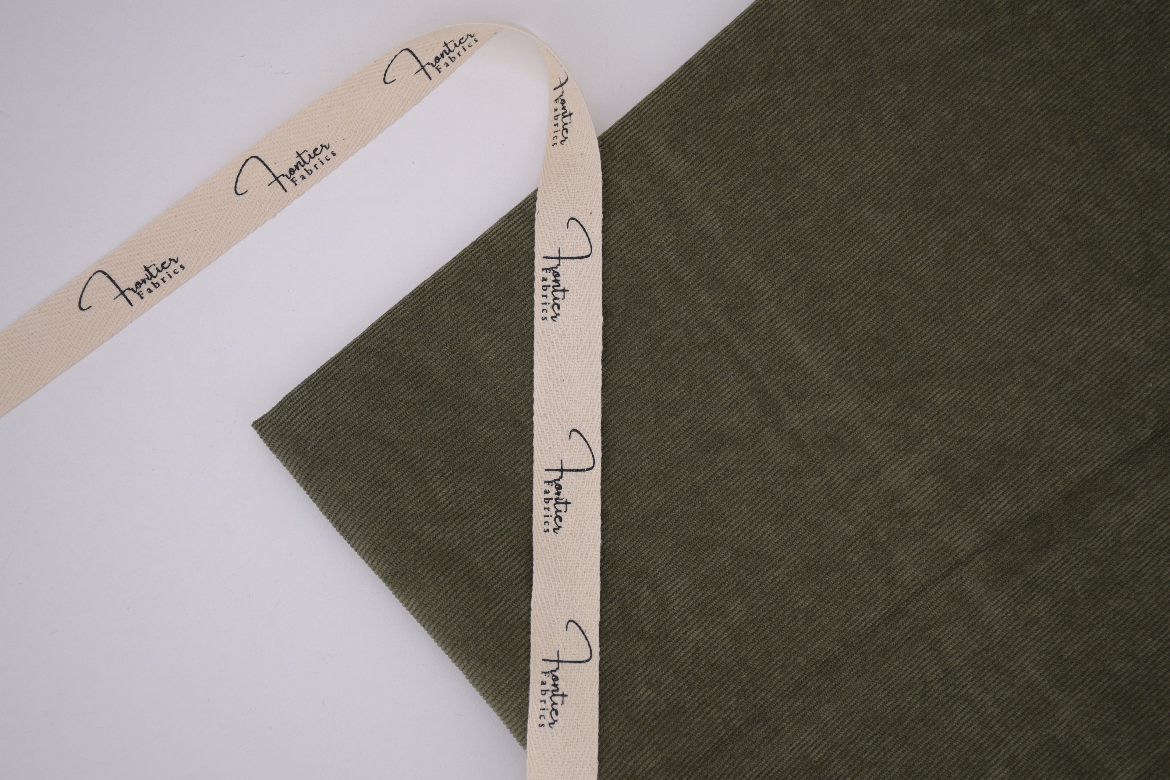 16 Wales Corduroy Light Stretch Fabric - Avocado