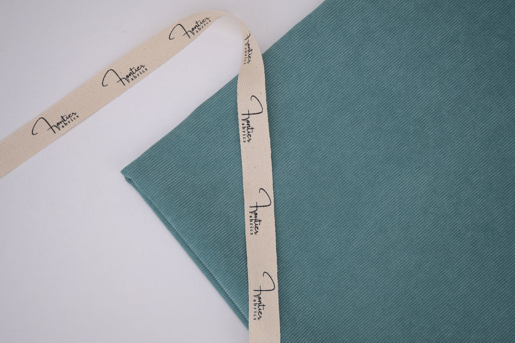 16 Wales Corduroy Light Stretch Fabric - Aqua