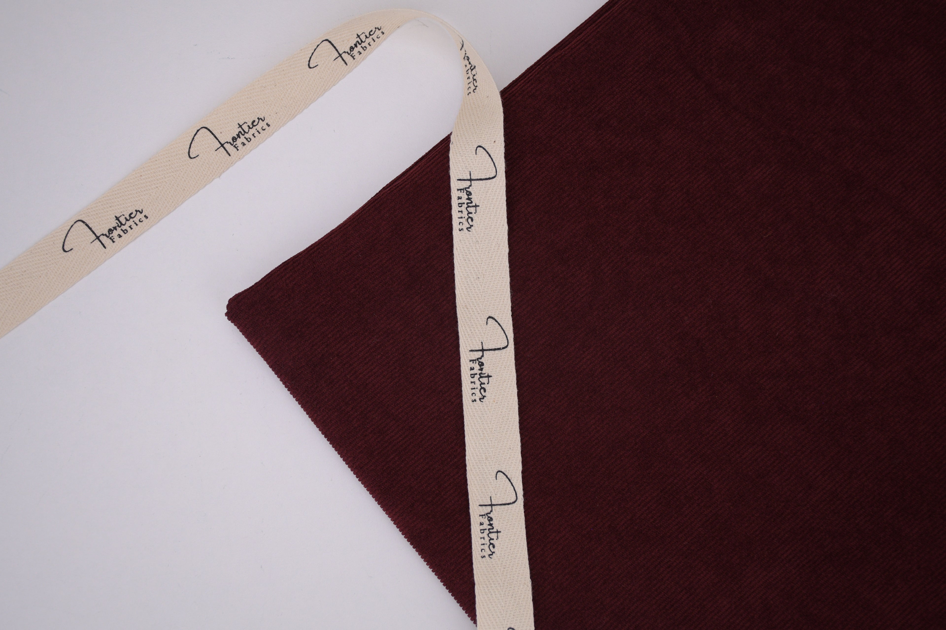 16 Wales Corduroy Light Stretch  Fabric - Burgundy