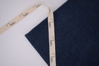 12 Wale Denim Corduroy Stretch  Fabric - Deep Indigo