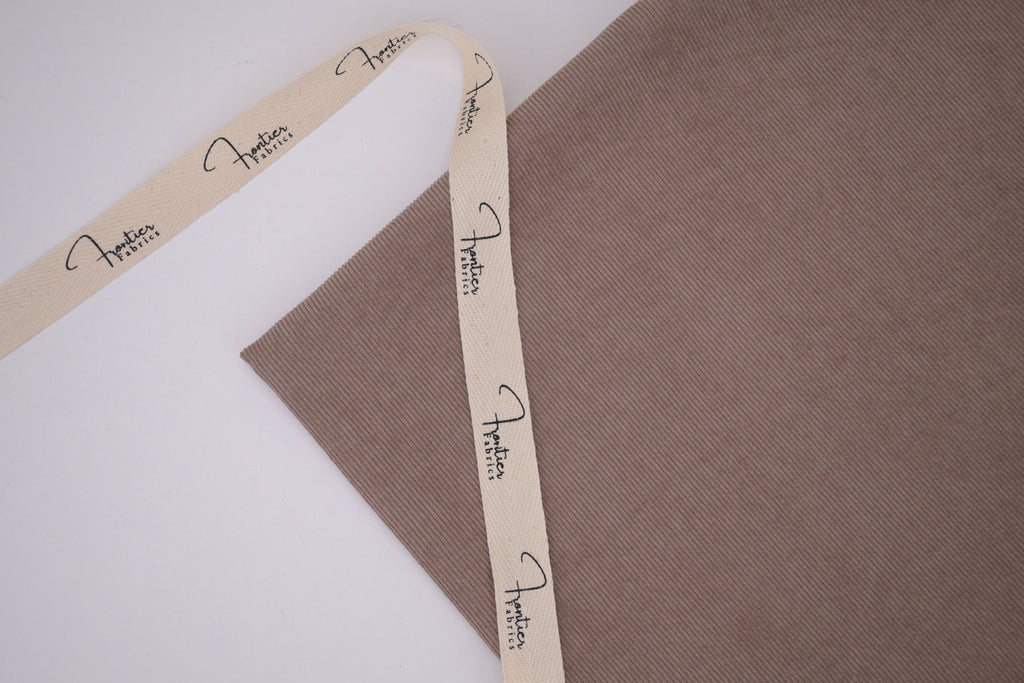 16 Wales Corduroy Light Stretch Fabric - Taupe