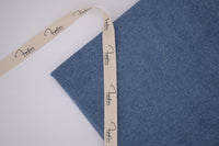 12 Wale Denim Corduroy Stretch Fabric - Medium Indigo