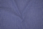Gingham Checks Yarn-Dyed Cotton Fabric -  Royal Indigo