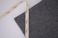 100% Pure Boiled Wool Coating Fabric - Dark Grey
