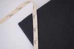 100% Pure Boiled Wool Coating Fabric - Black