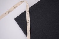 100% Pure Boiled Wool Coating Fabric - Black