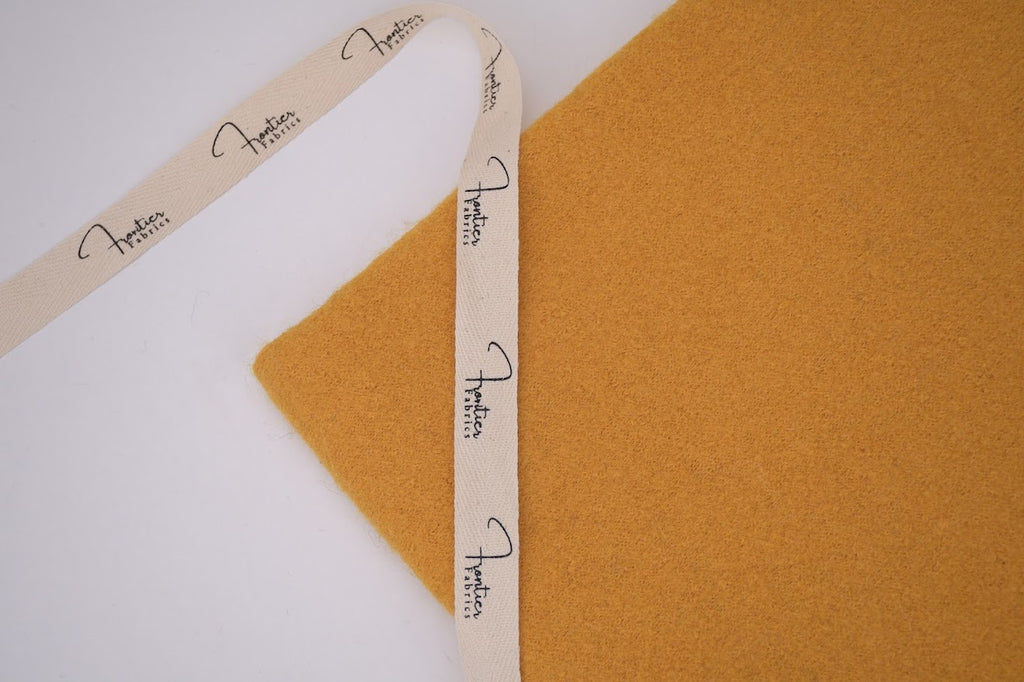 100% Pure Boiled Wool Coating Fabric- Sunflower