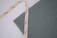 100% Pure Boiled Wool Coating Fabric - Powder Green
