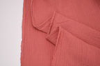 100% Cotton Double Gauze Muslin Fabric - Coral Pink