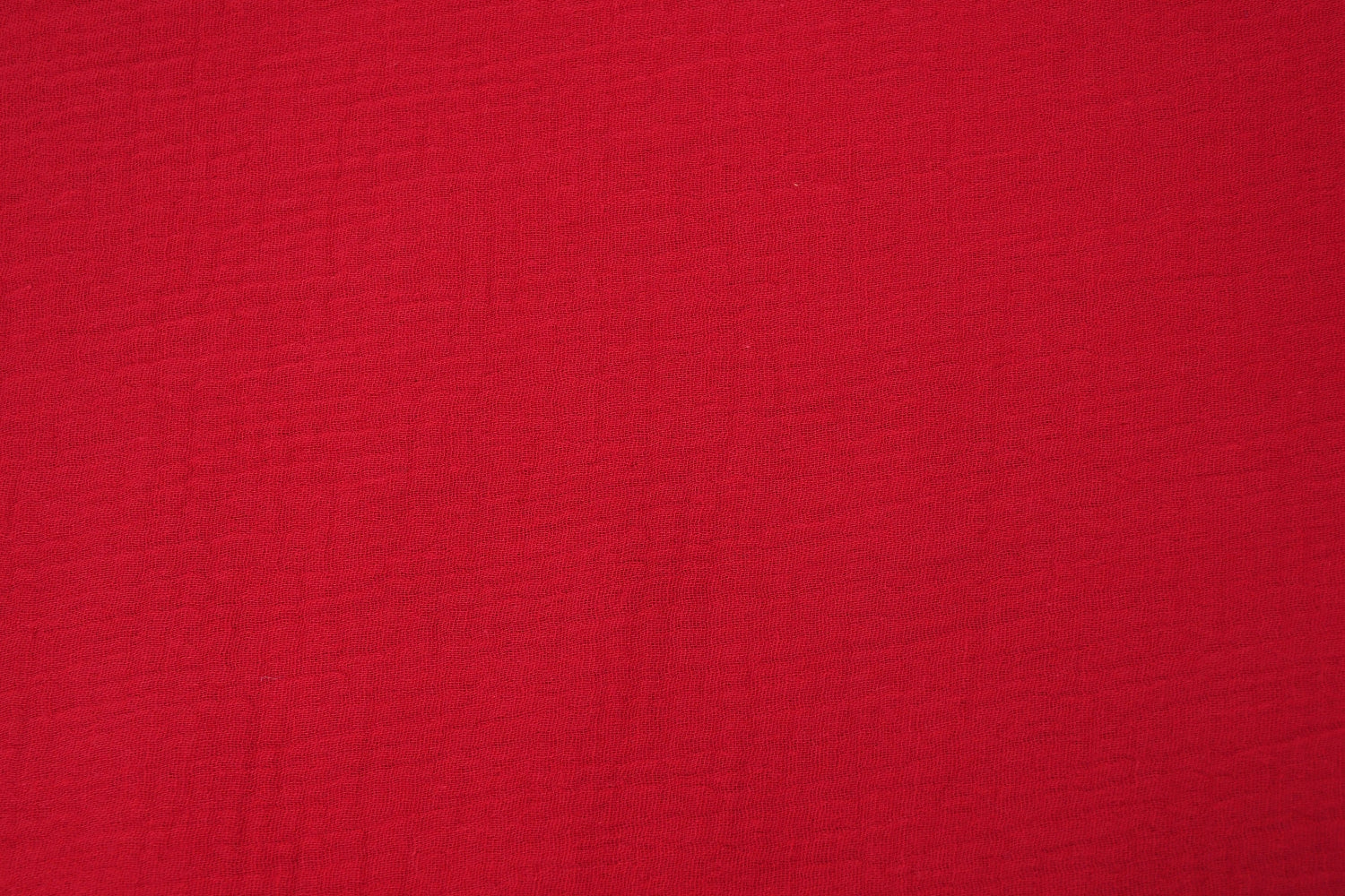 100% Cotton Double Gauze Muslin Fabric - Red