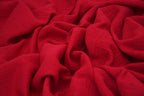 100% Cotton Double Gauze Muslin Fabric - Red