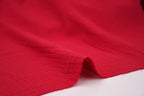 100% Cotton Double Gauze Muslin Fabric - Red