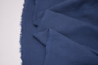 100% Cotton Double Gauze Muslin Fabric - Light Navy