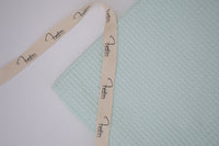 100% Cotton Waffle Fabric - Pastel Mint