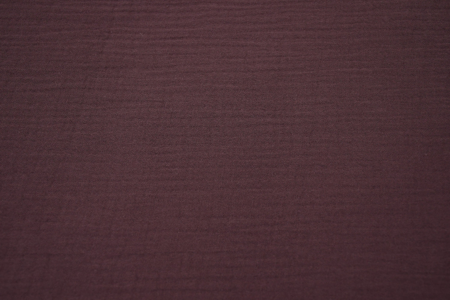 100% Cotton Double Gauze Muslin Fabric - Chocolate