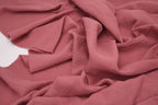100% Cotton Double Gauze Muslin Fabric - Rose Berry