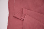 100% Cotton Double Gauze Muslin Fabric - Rose Berry