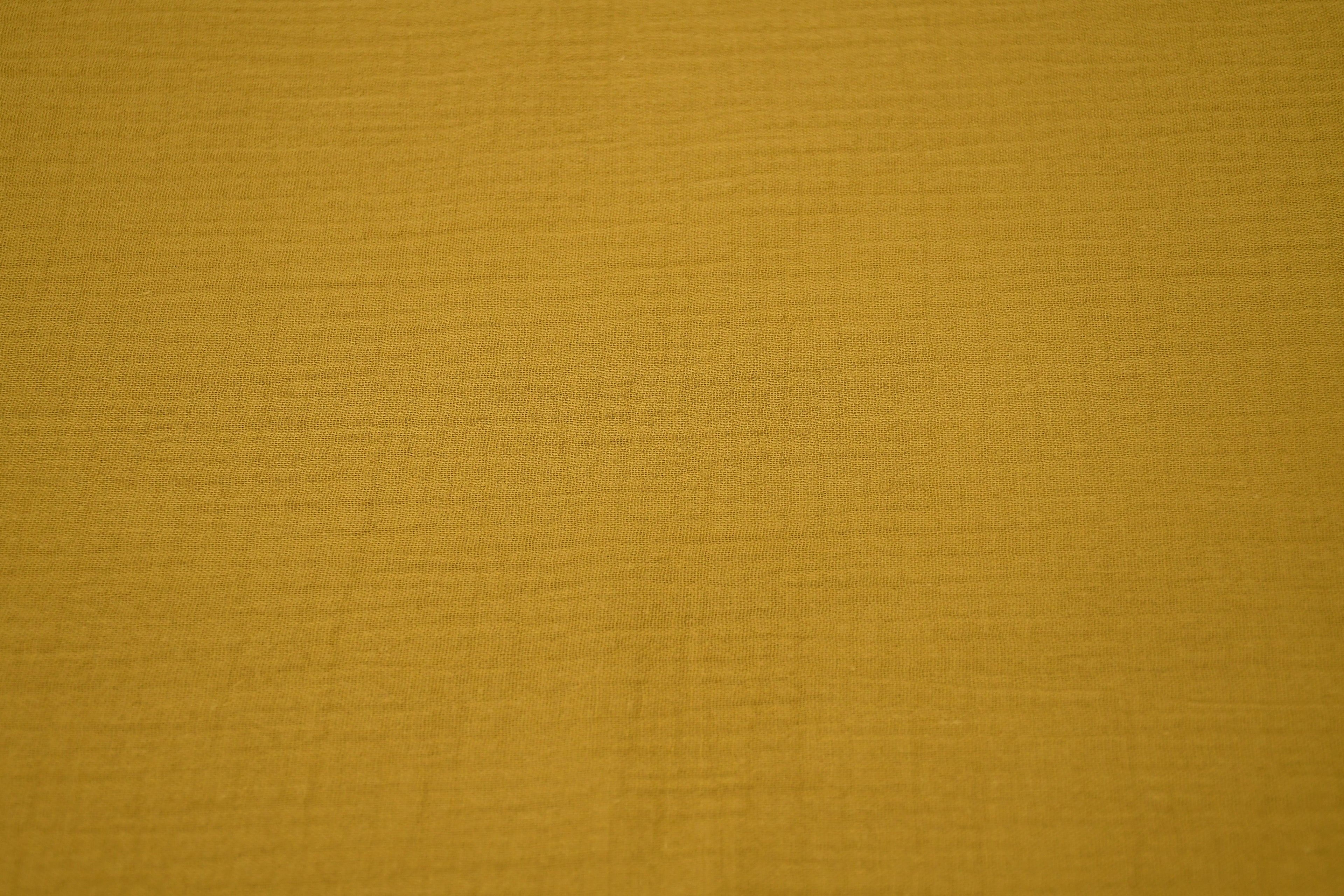 100% Cotton Double Gauze Muslin Fabric - Chartreuse