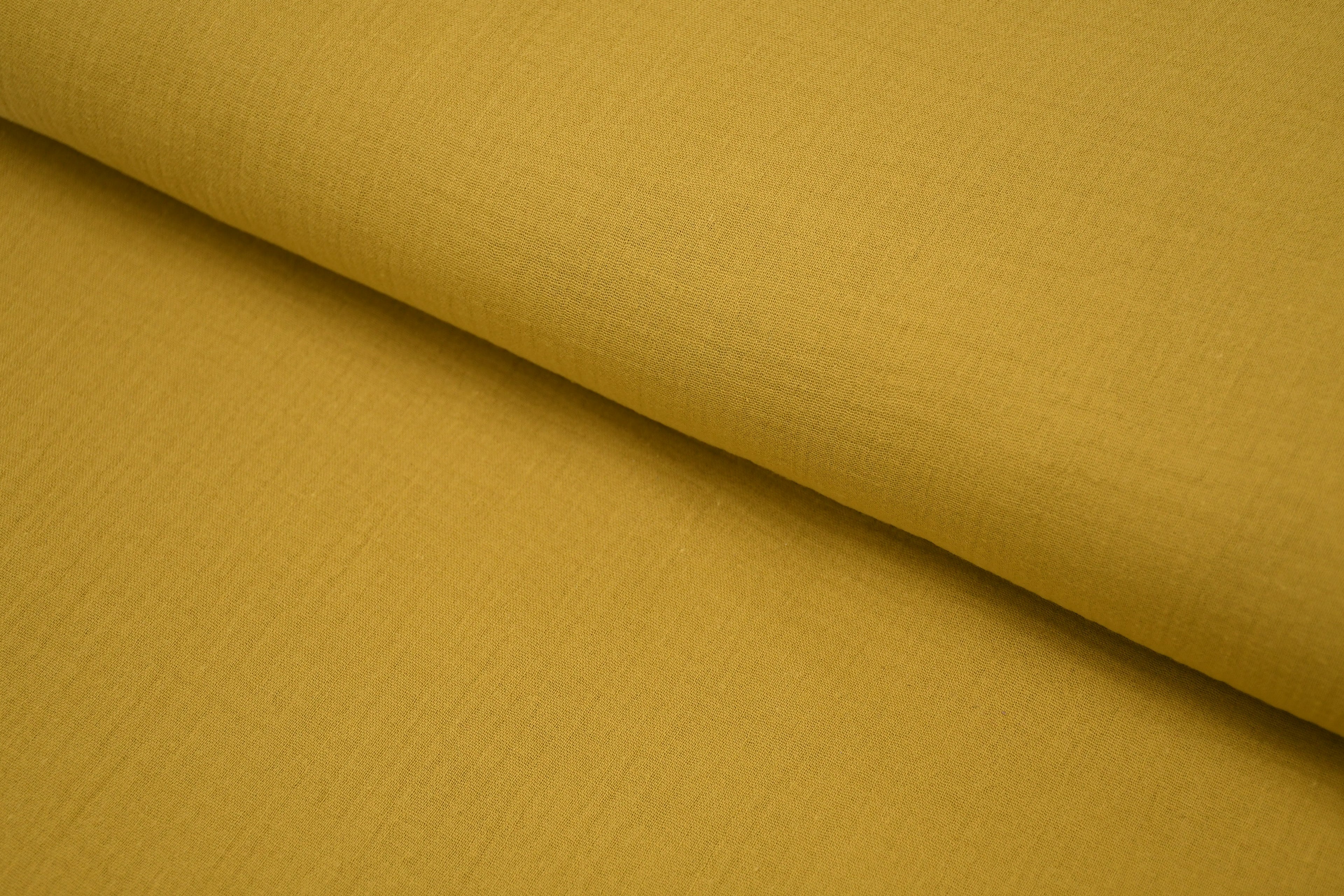 100% Cotton Double Gauze Muslin Fabric - Chartreuse
