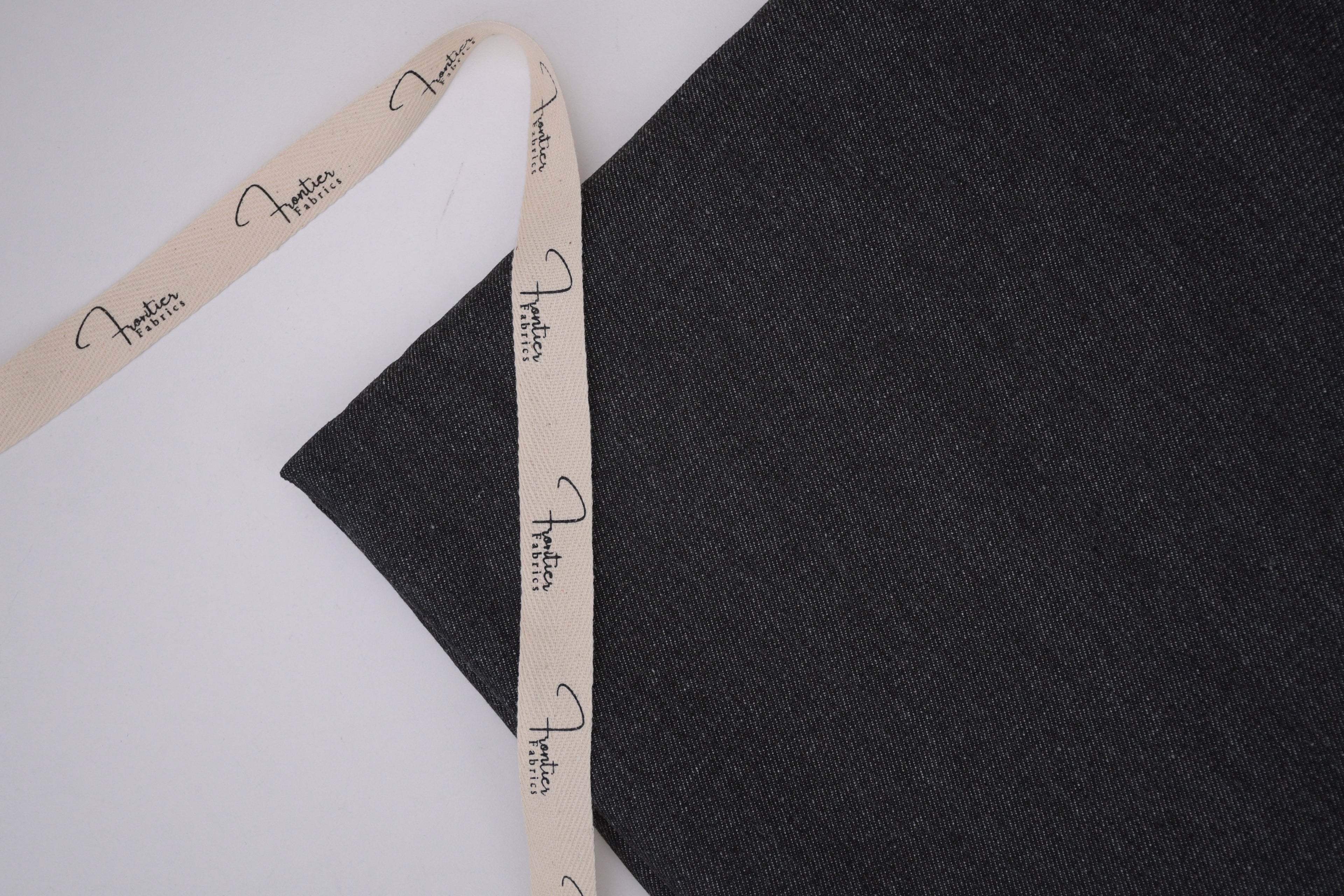 Denim Teddy Sherpa Fleece Fabric - Black