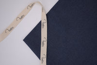 Denim chambray lavé 5 oz – Bleu encre