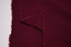 100% Cotton Double Gauze Muslin Fabric - Burgundy