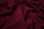 100% Cotton Double Gauze Muslin Fabric - Burgundy
