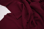 100% Cotton Double Gauze Muslin Fabric - Burgundy