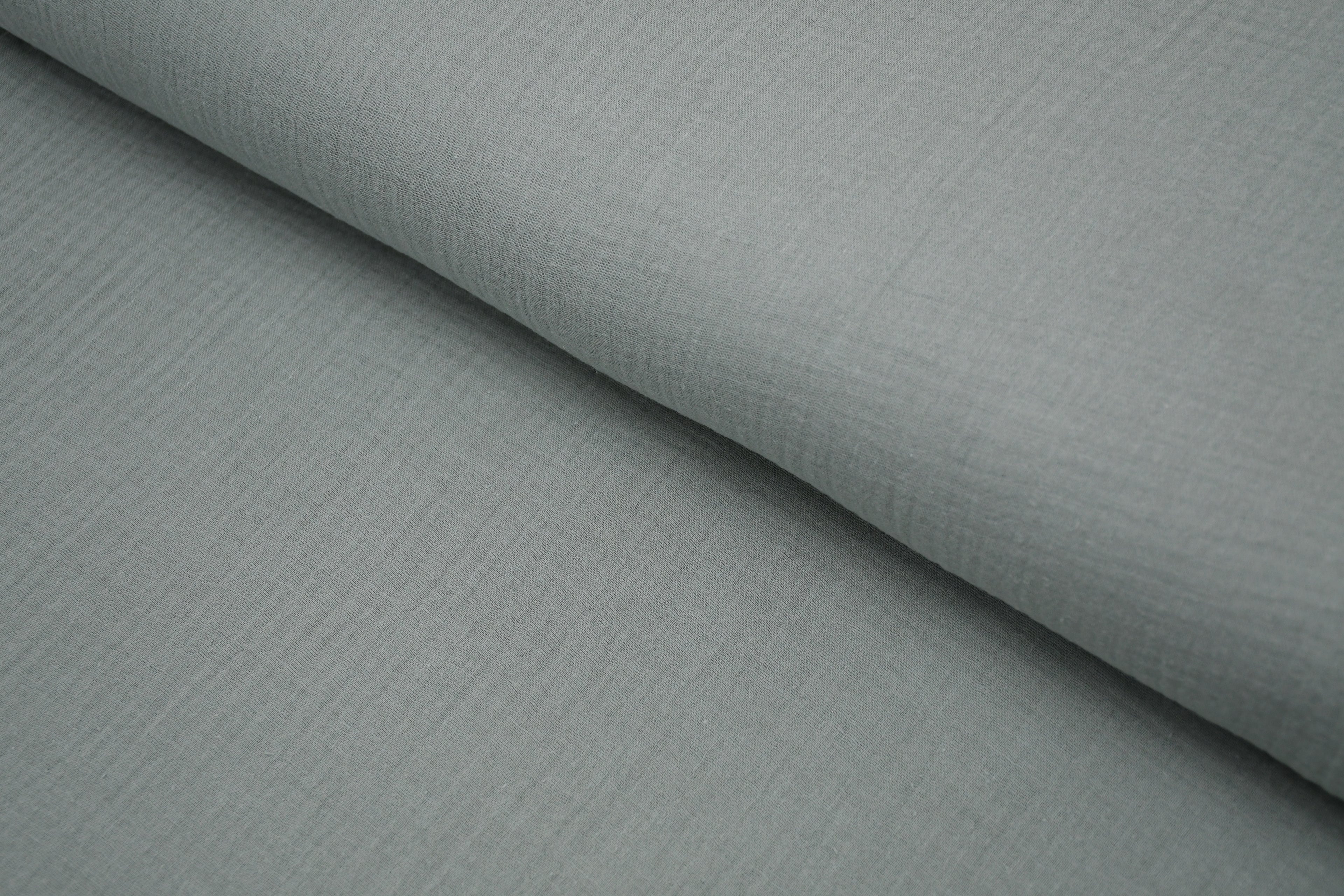100% Cotton Double Gauze Muslin Fabric -  Sage