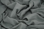 100% Cotton Double Gauze Muslin Fabric - Grey