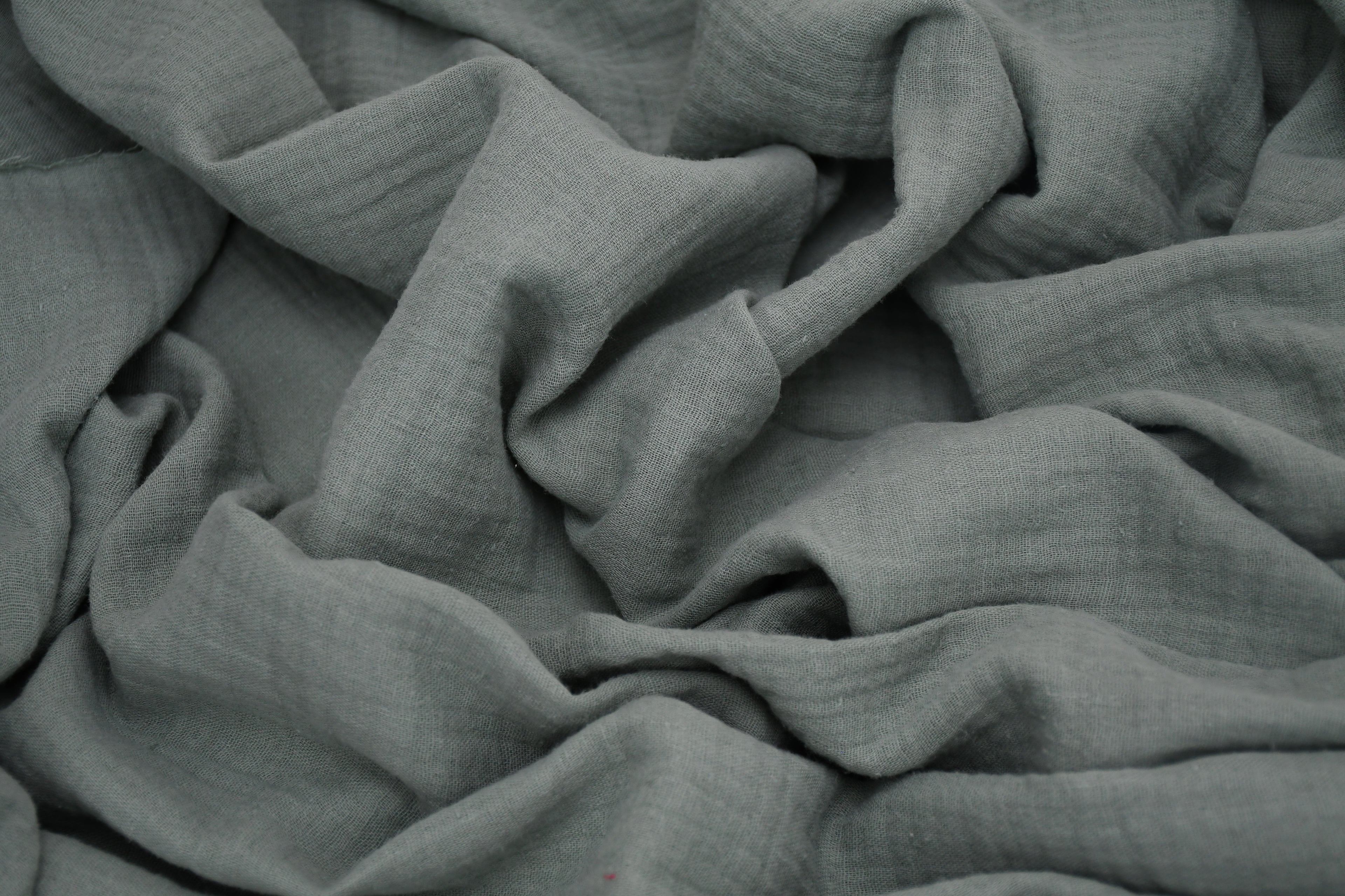 100% Cotton Double Gauze Muslin Fabric -  Sage