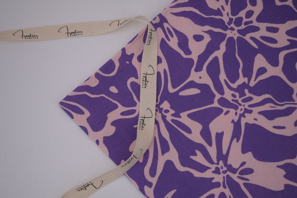 100% Cotton Muslin Double Gauze Print - Wisteria Bloom