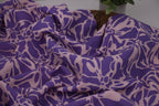 100% Cotton Muslin Double Gauze Print - Wisteria Bloom
