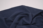 100% Cotton Double Gauze Muslin Fabric - Denim
