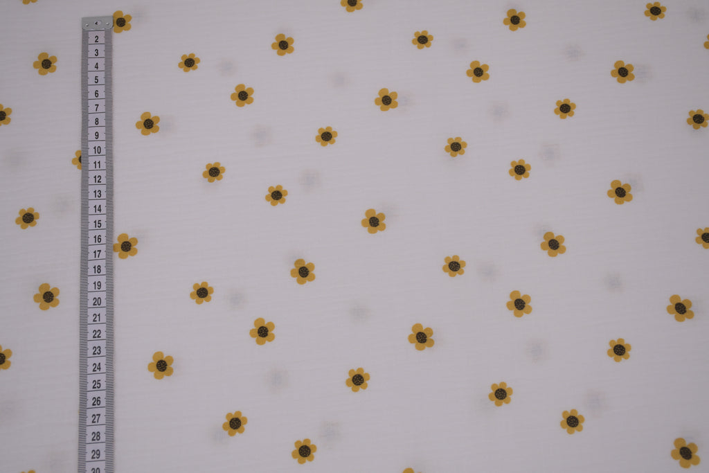 100% Cotton Muslin Double Gauze Print - Little Marigold