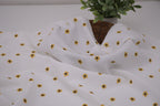 100% Cotton Muslin Double Gauze Print - Little Marigold