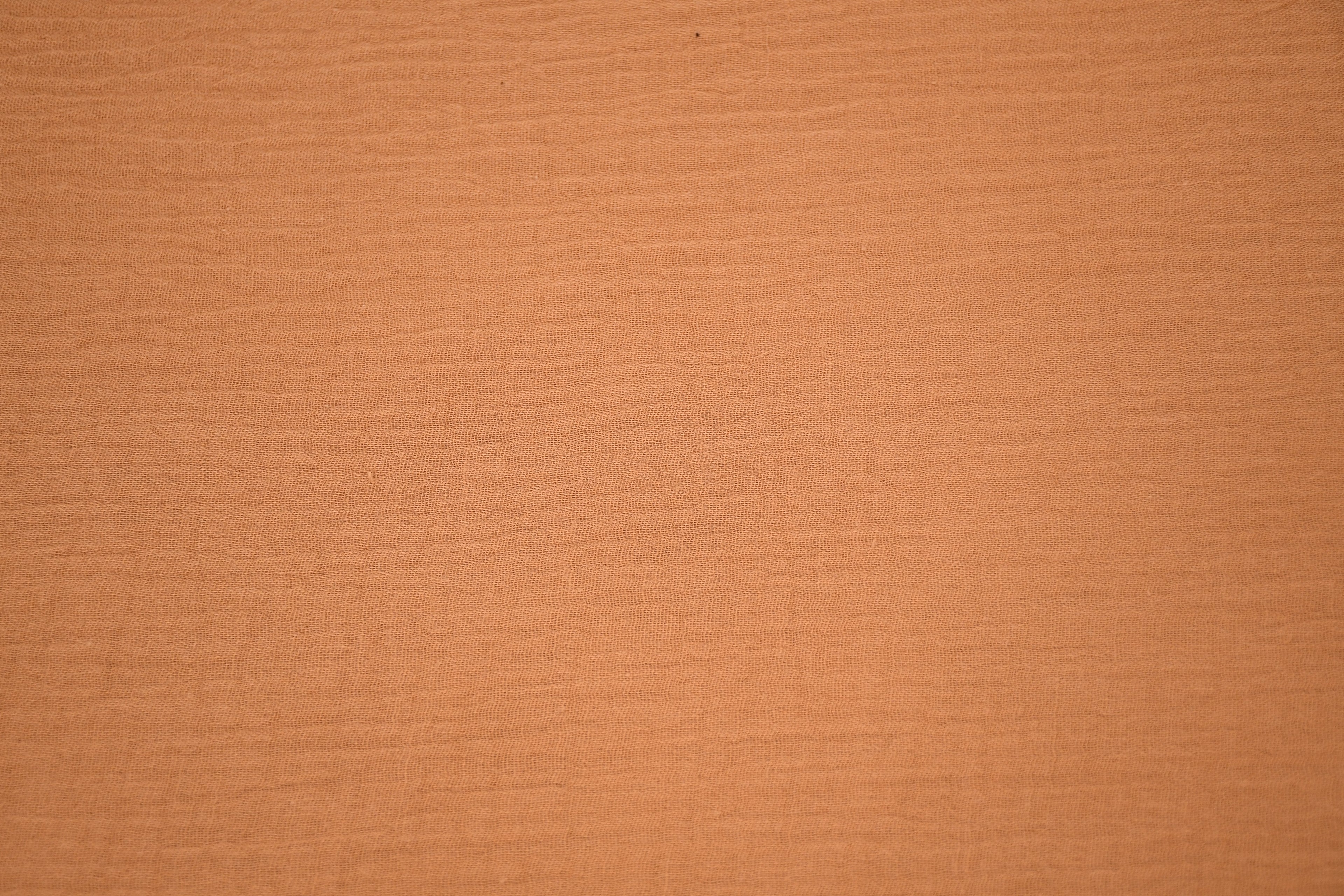 100% Cotton Double Gauze Muslin Fabric - Bronze