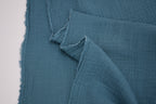 100% Cotton Double Gauze Muslin Fabric -  Soft Teal