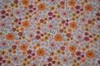 100% Cotton Muslin Double Gauze Print - Retro Wildflowers