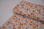 100% Cotton Muslin Double Gauze Print - Retro Wildflowers