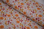 100% Cotton Muslin Double Gauze Print - Retro Wildflowers