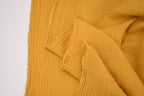 100% Cotton Double Gauze Muslin Fabric - Sunflower
