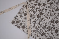 100% Bamboo Poplin Moonlight Petals Print - Muted Taupe